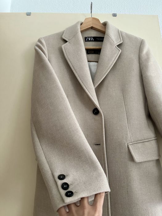 Sobretudo lã Zara