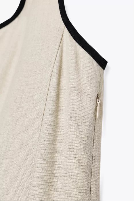 Елегантна святкова сукня з льону Zara , L