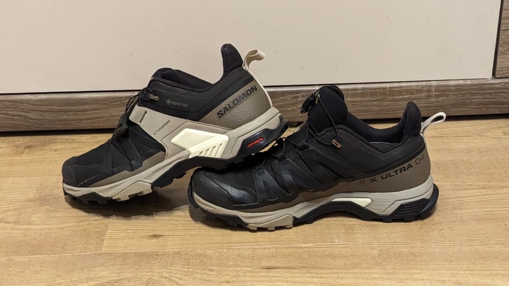 Buty trekkingowe Salomon, rozmiar 43⅓, używane, stan 9/10, Gore-Tex.