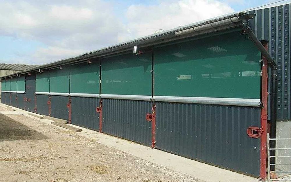 Siatka, tkanina przeciwwiatrowa 1x25 m naturalna wentylacja budynków