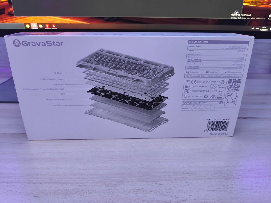 GravaStar Teclado Gaming Mercury K1 Lite 75%