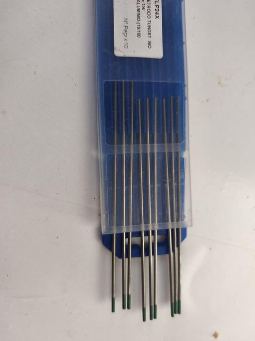 Eletrodo Tungsténio puro 2,4 x 150 MM VERDE alumínio