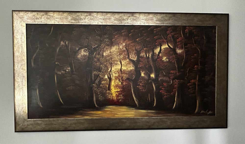 Quadro original pintado a óleo, com assinatura