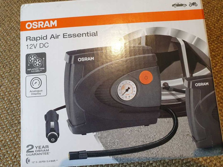 Compressor de Ar Comprimido 12V Portátil - OSRAM OTI610