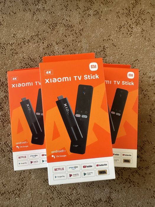Приставка Xiaomi Mi TV Stick 4K 2/8 Android 11 tv box Amlogic 4K тв