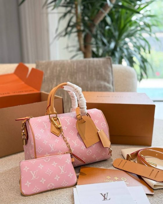 Сумка Louis Vuitton Speedy 25 Pink Monogram