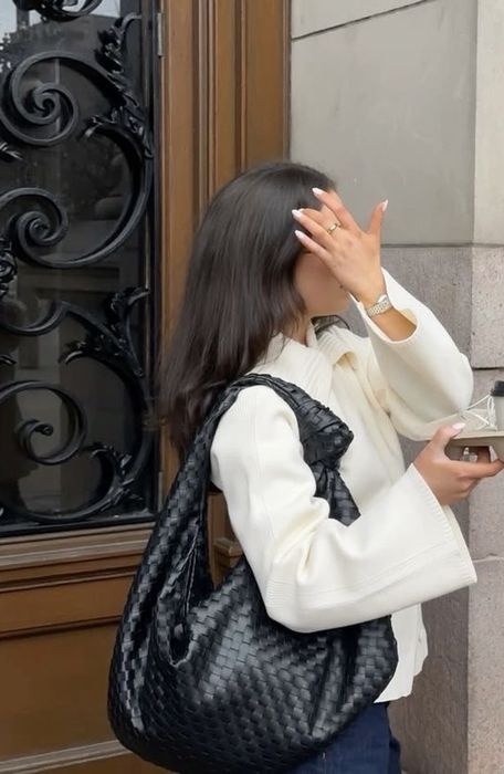 Плетена сумка Boohoo oversized Shoulder Bag