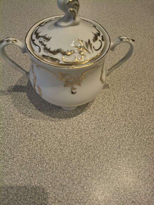 Serwis kawowy dla 6 os. Rococo , anna. 20 elementów, Ćmielów