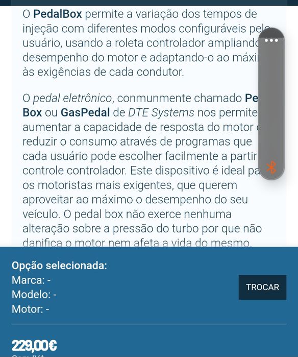 Pedal box para Fiat grande Punto