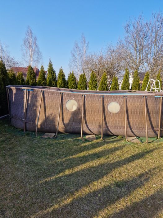 Basen ogrodowy stelażowy