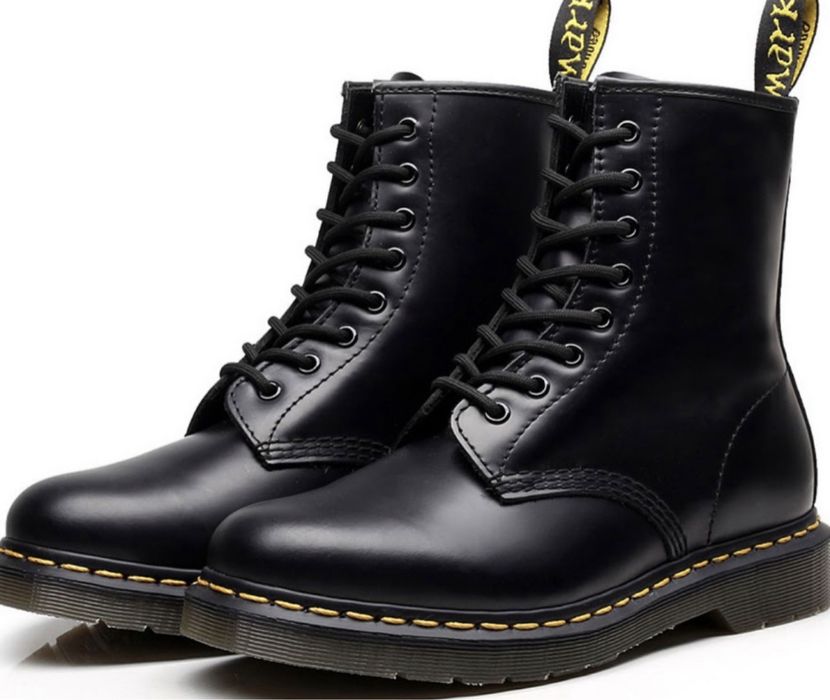 Glany botki martensy goth punk gotyckie traperki timberki