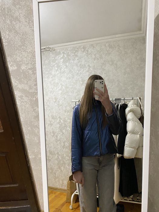 Куртка синя,розмір s