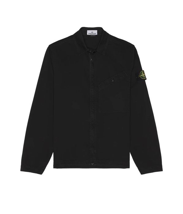 Оригінал! STONE ISLAND Overshirt in black