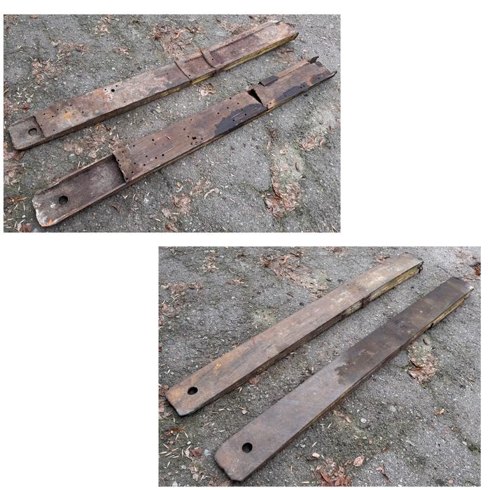 Удлинители вил на вилочный погрузчик 40814/40816 + такелажные цепи