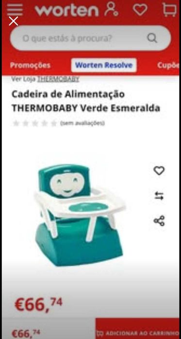 Cadeira refeição (nova)