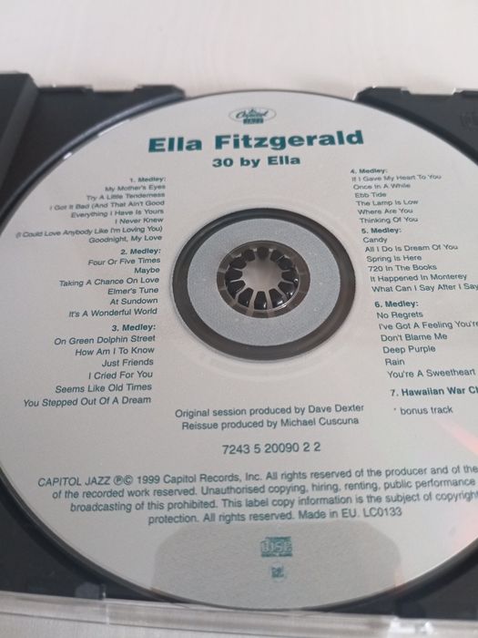 Ella Fitzgerald - 30 by Ella,68 r ,cd