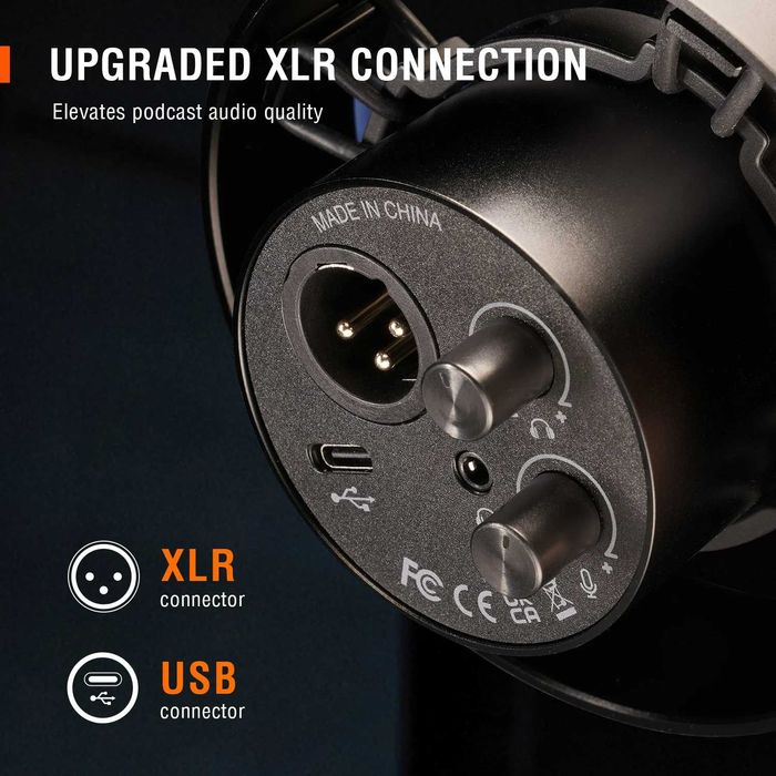 Микрофон FIFINE K688 мониторный тектор "динамический" аудио качество