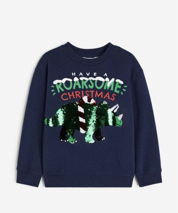 Світер світшот кофта h&m 104 різдвяний
