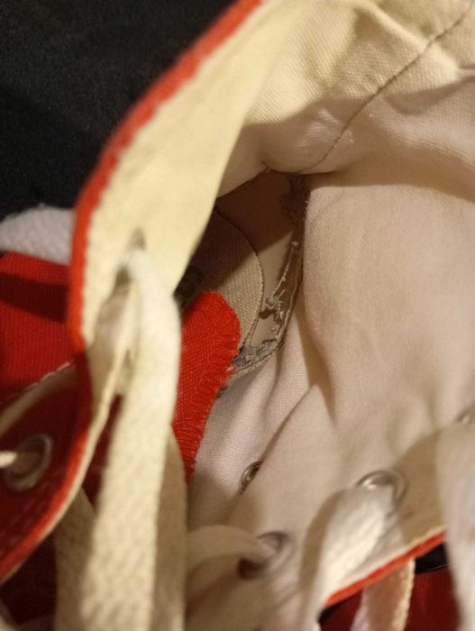 converse czerwone rozmiar 35