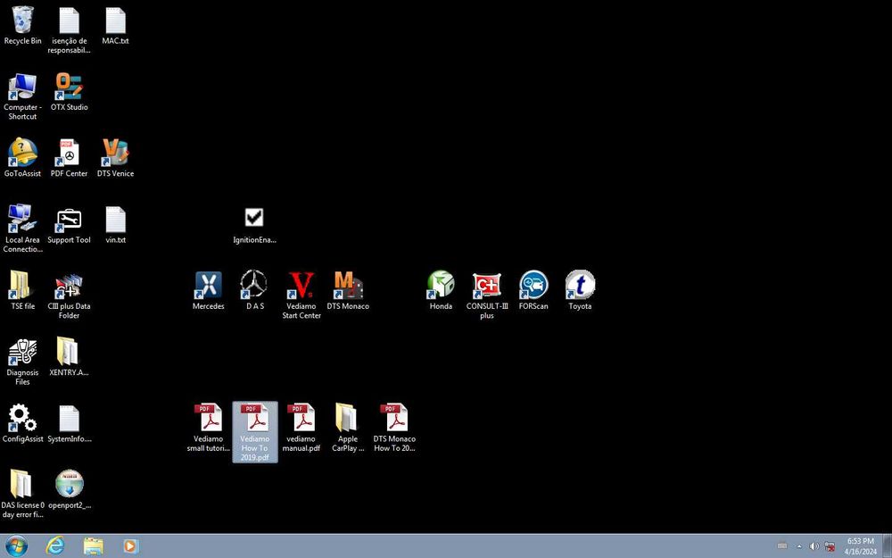 Diagnóstico Passthru Mercedes Xentry DAS Ford Toyota etc