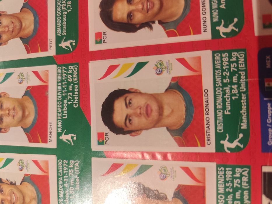 Caderneta Panini FIFA World Cup Alemanha 2006 – 100% COMPLETA – Messi & Ronaldo 1º Mundial