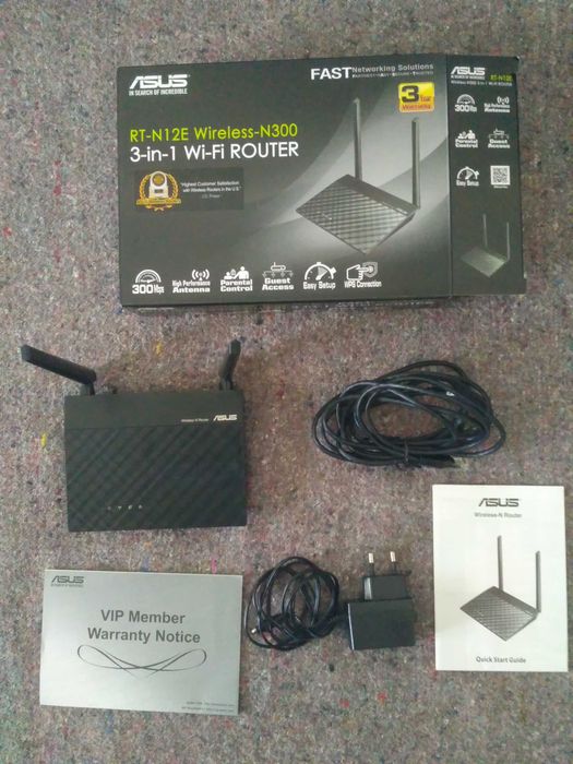 ASUS Router ASUS RT-N12E N300 WiFi