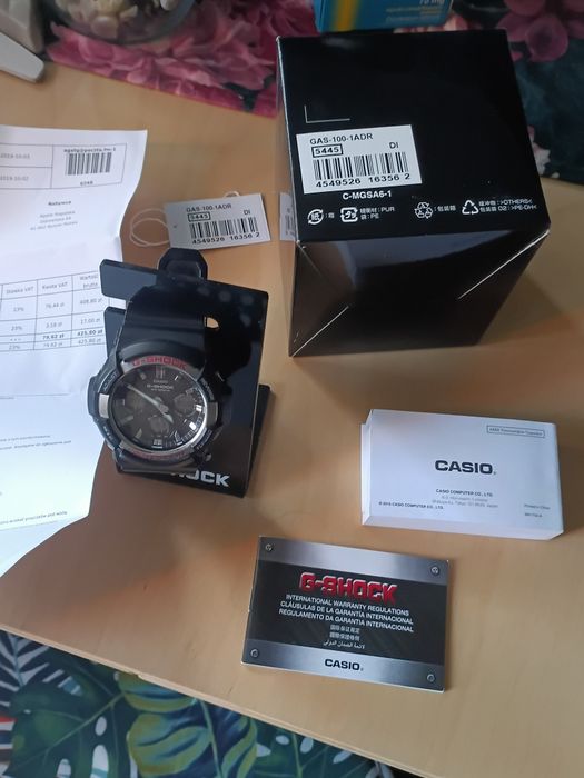 Zegarek Casio G shock GAS 1ADR używany