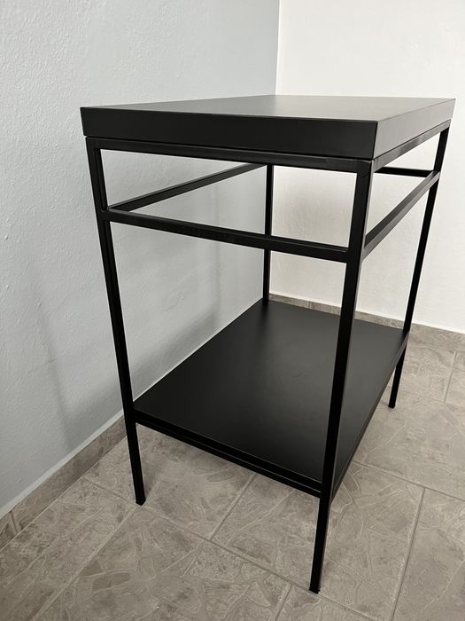 Konsola szafka pod umywalkę półka stolik czarna loft nowa 60x40