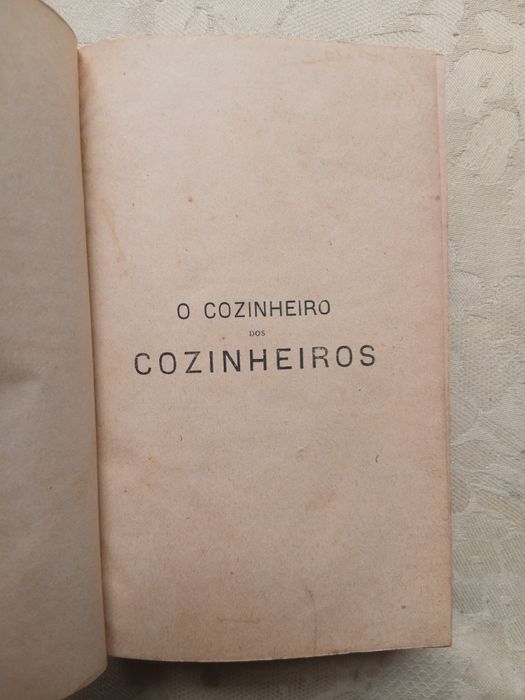 O Cozinheiro dos Cozinheiros (Encadernado, 1905)