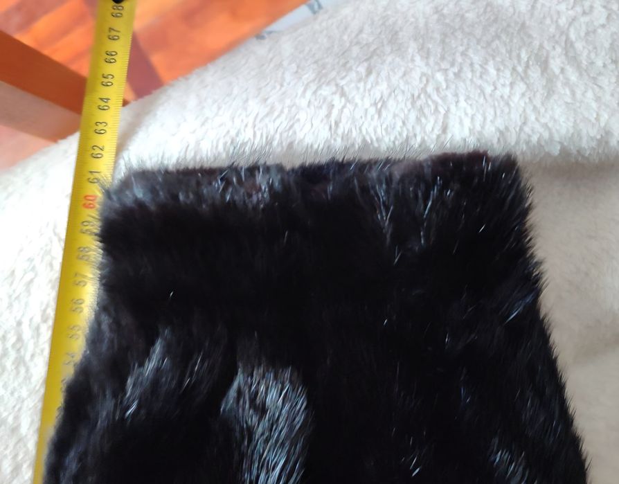 Шуба норкова  чорна