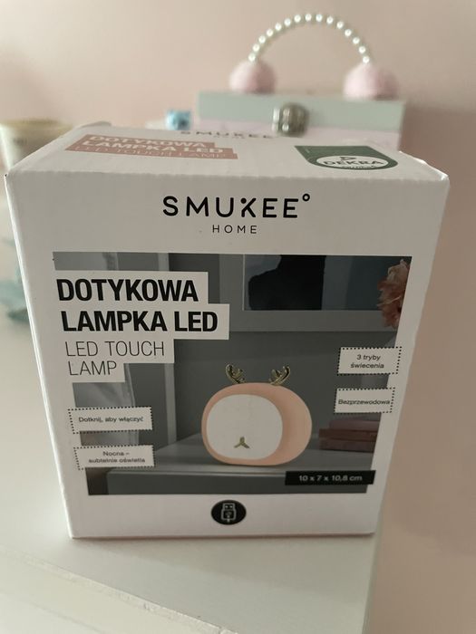 Śliczne lusterko króliczek plus lampka