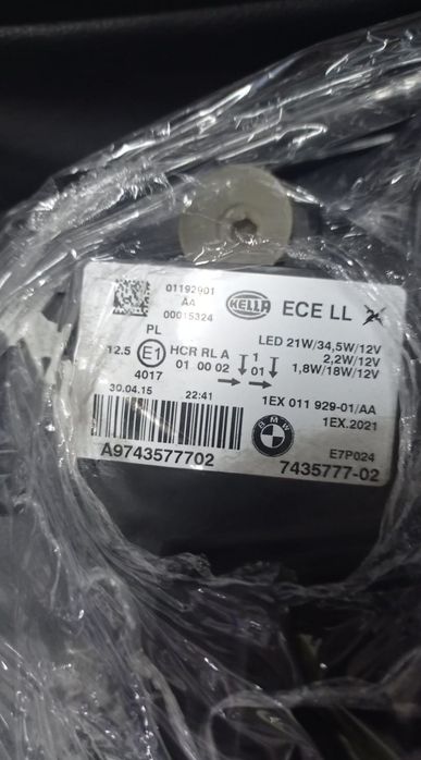 Farol Bi xenon esquerdo de BMW serie 1, 2018