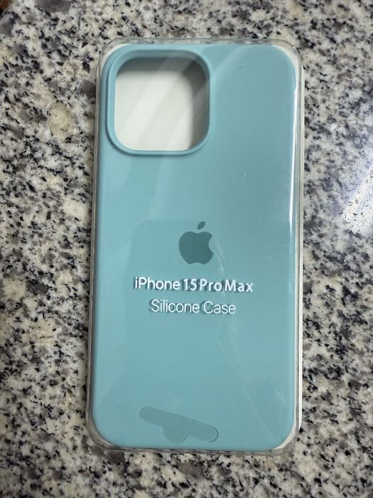 Capa azul iphone 15 pro max