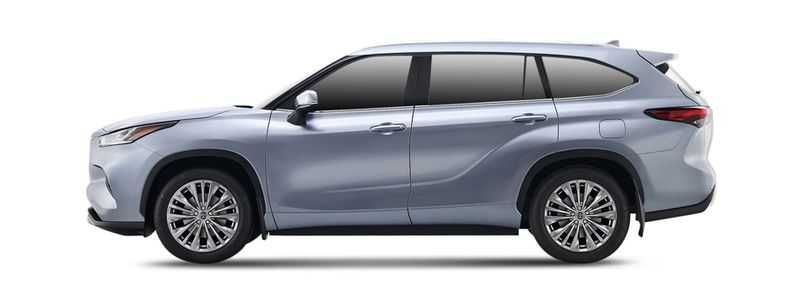 Bagażnik dachowy Toyota Highlander IV XU70 2020 do 2025 Bazowy relingi