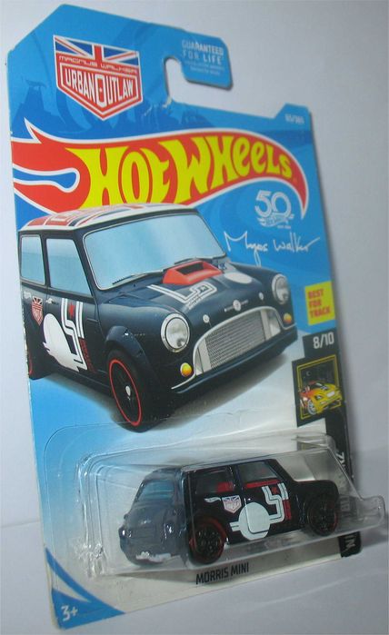 Hot Wheels - Morris Mini - Magnus Walker (cartão longo - 2018)