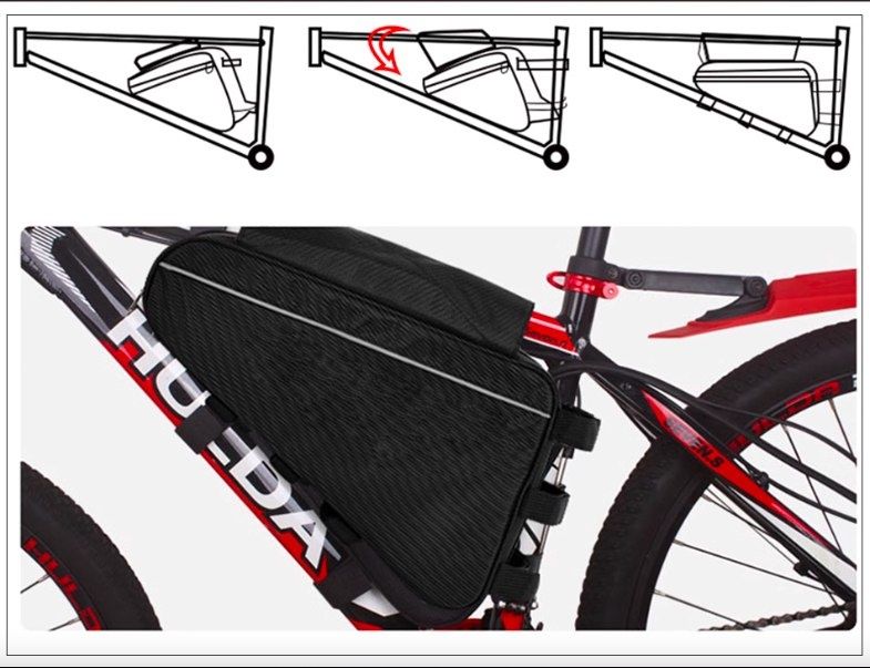 Сумка під раму для електровелосипеда | водонепроникна