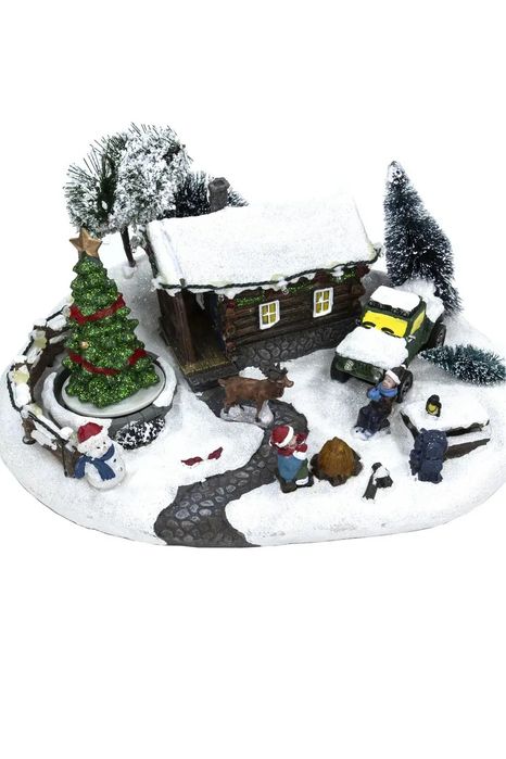 Новорічна музична інсталяція "Мисливський будиночок"