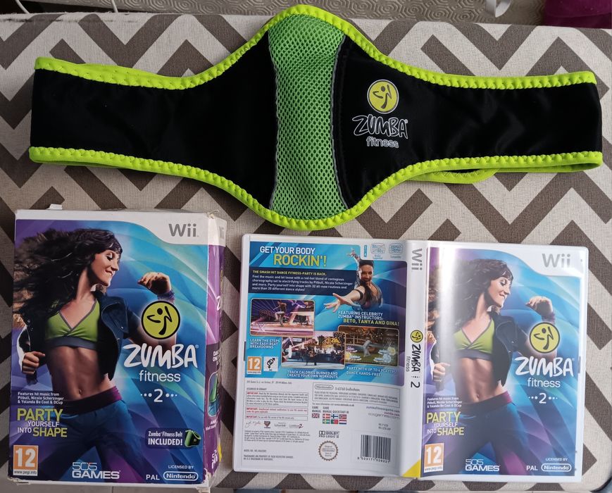 Conjunto Zumba Fitness 2 Nintendo Wii