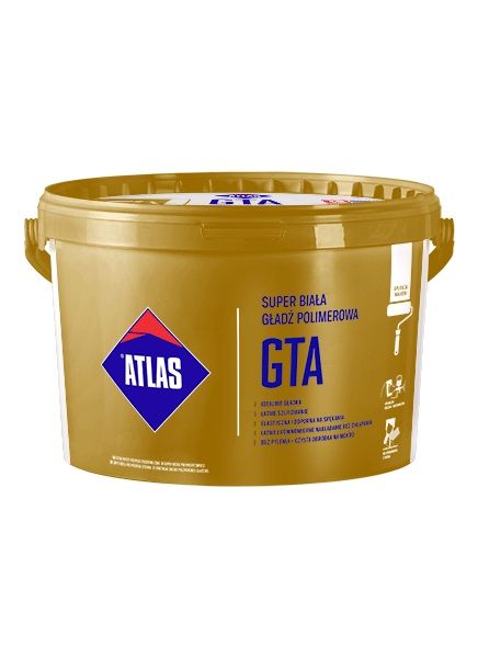 Super Biała Gładź Polimerowa ATLAS GTA 18 kg