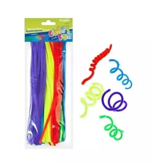 Ozdoba dekoracyjna. Druciki kolorowe. Craft with Fun. Nowy Produkt