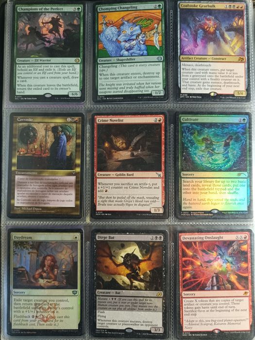 Pequena coleção cartas Magic the Gathering (MTG)