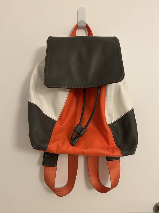 Benetton mochila cor laranja