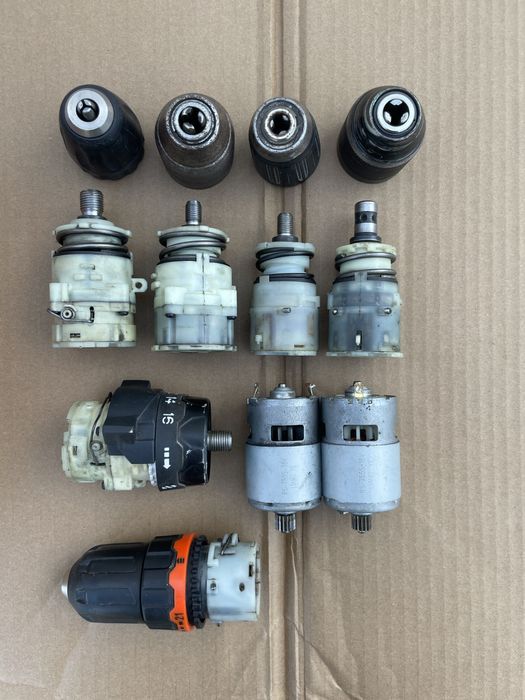 Запчастини шуруповерта редуктор шурупокрута мотор гайковерта патрони