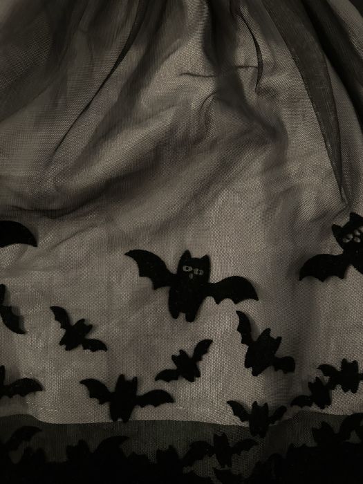 Spódnica tiulowa w nietoperze H&M kostium na bal przebierańców 122/128