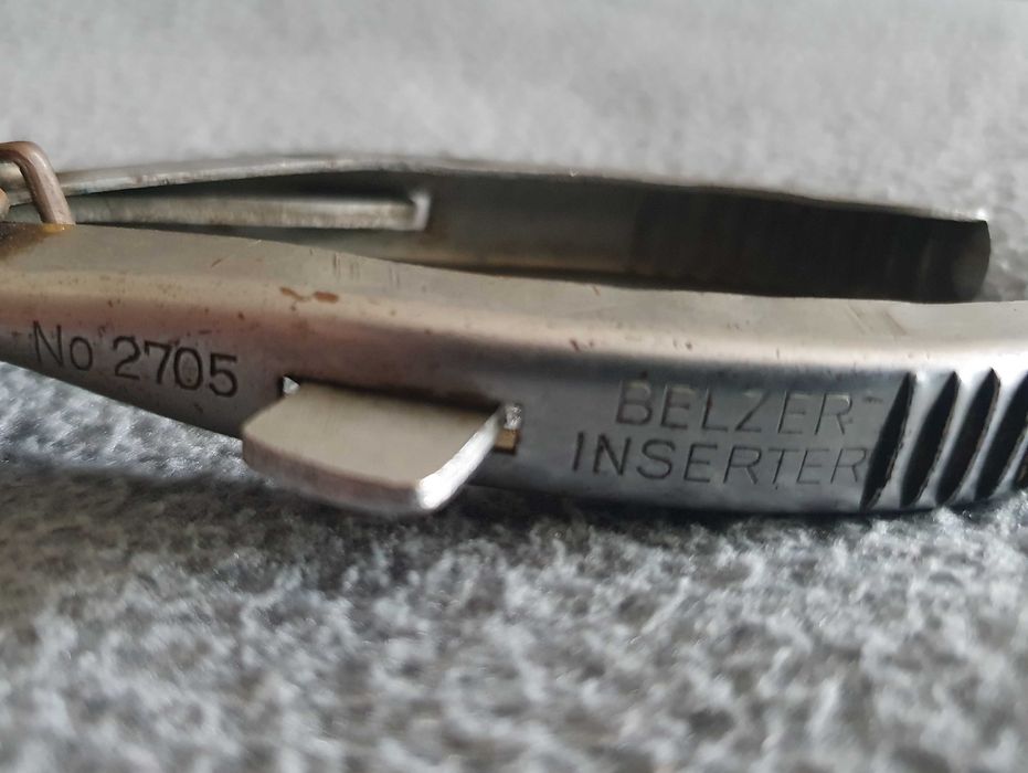 Fantástico Alicate Belzer Inserter nº 2705 - vintage - Germany