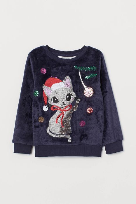 Тепла плюшева кофта меховушка H&M, 5/6 років