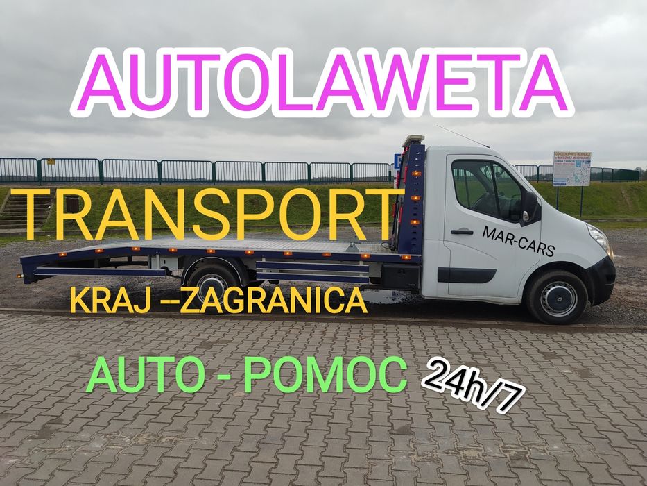 Auto Pomoc 24h/7 Autolaweta Transport