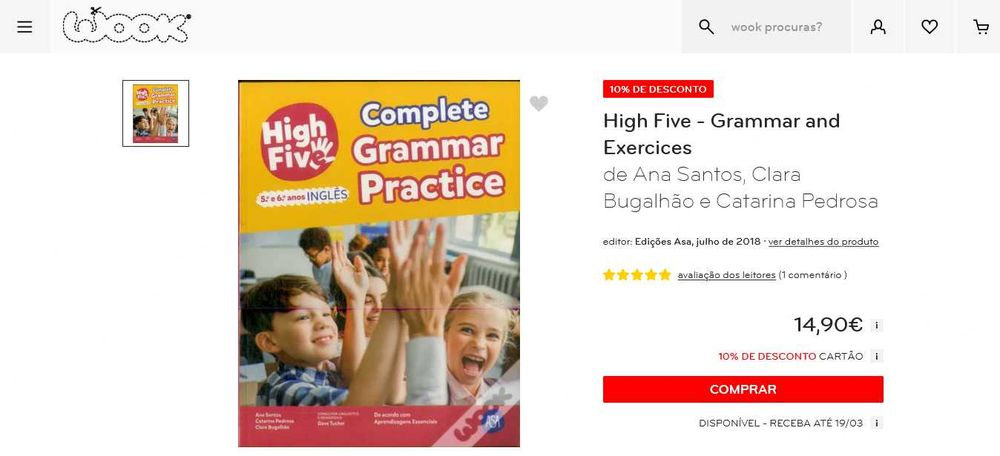 Gramática High Five - Complete Grammar Practice - Inglês - 5º e 6º Ano