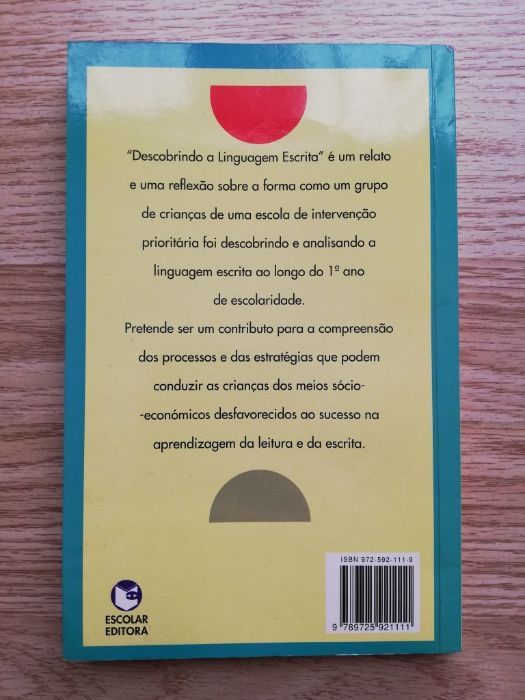Livro Descobrindo a Linguagem Escrita – Manuela Castro Neves