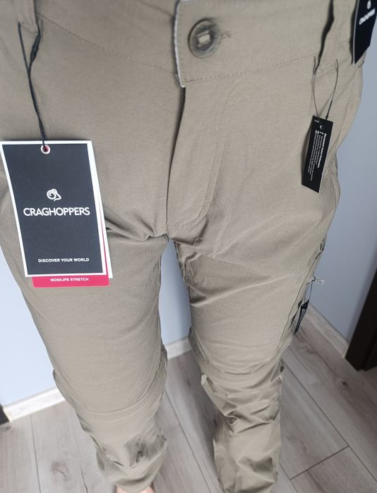 Spodnie spodenki trekkingowe męskie 33 48 elastyczne Craghoppers prof